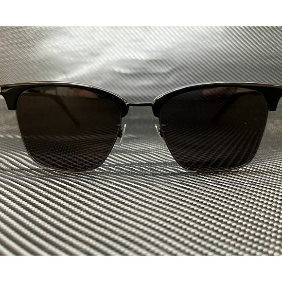 Saint Laurent Blacked Out Men's Sunglasses - Picture 2 of 4